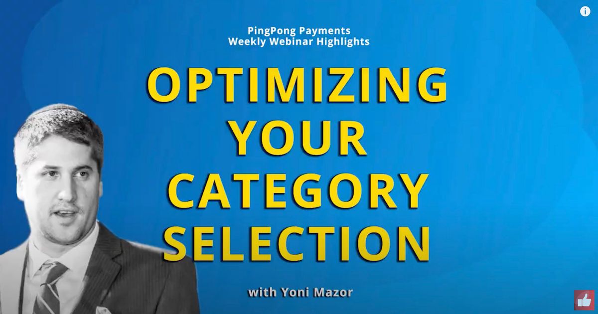 Optimizing Category Selection with Yoni Mazor